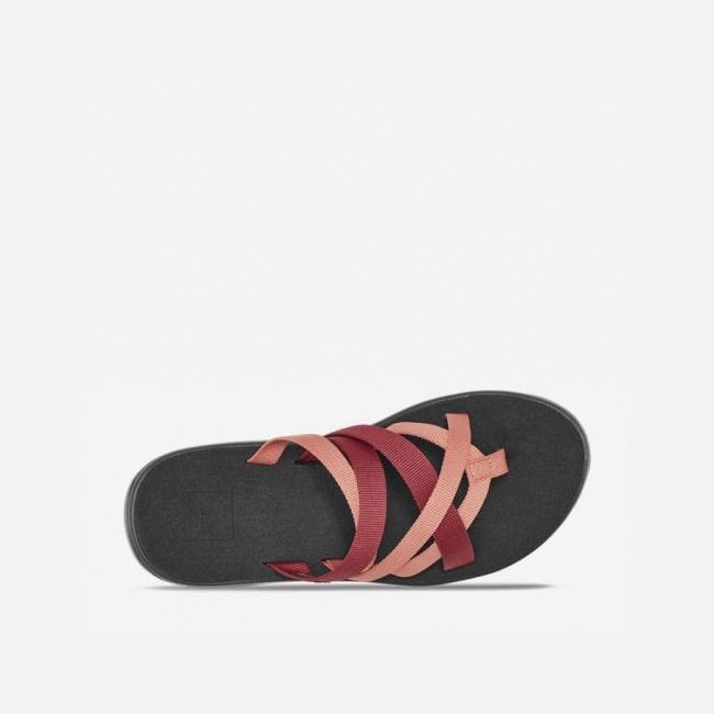 Aragon / Syrah Teva Voya Zillesa Women's Flip Flops | 9JHDYJ1