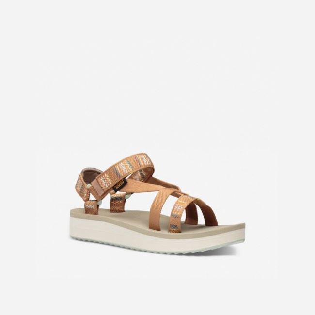 Aviles Chipmunk Teva Midform Arivaca Women's Sandals | 1BXOO3D