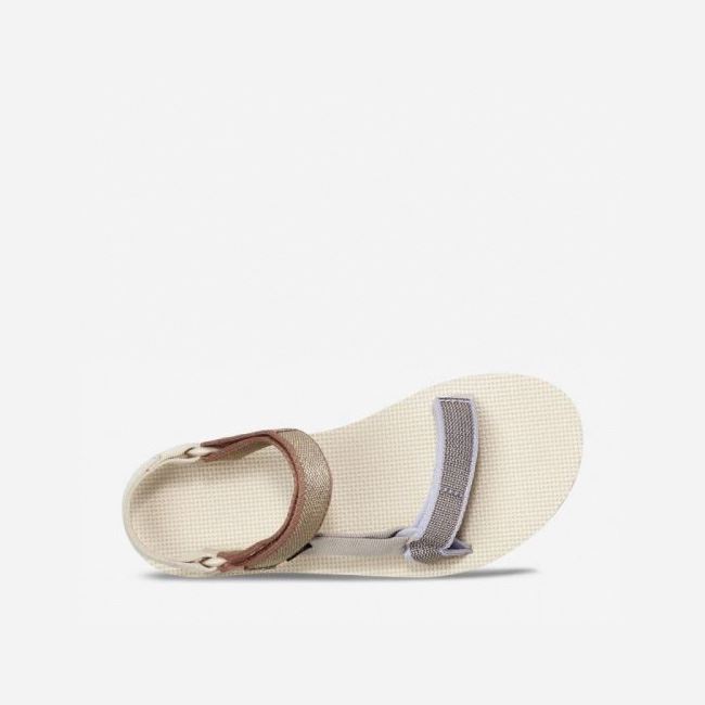 Beige Teva Flatform Universal Karina Women's Flatforms | LYXAYVX