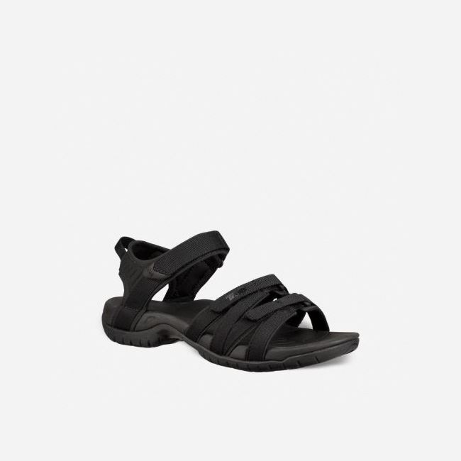 Black / Black Teva Tirra Women's Sandals | KRX05HK