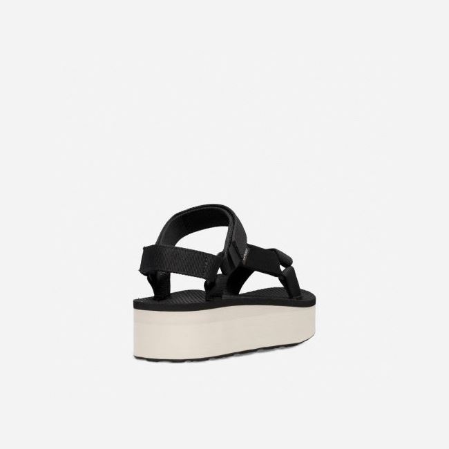 Black / Brown Teva Flatform Universal Women's Flatforms | BYKNAN7