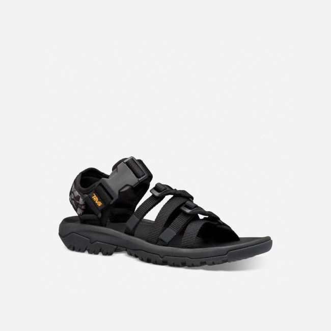 Black / Grey Teva Hurricane XLT2 Alp Men's Sandals | 9E4K6D9