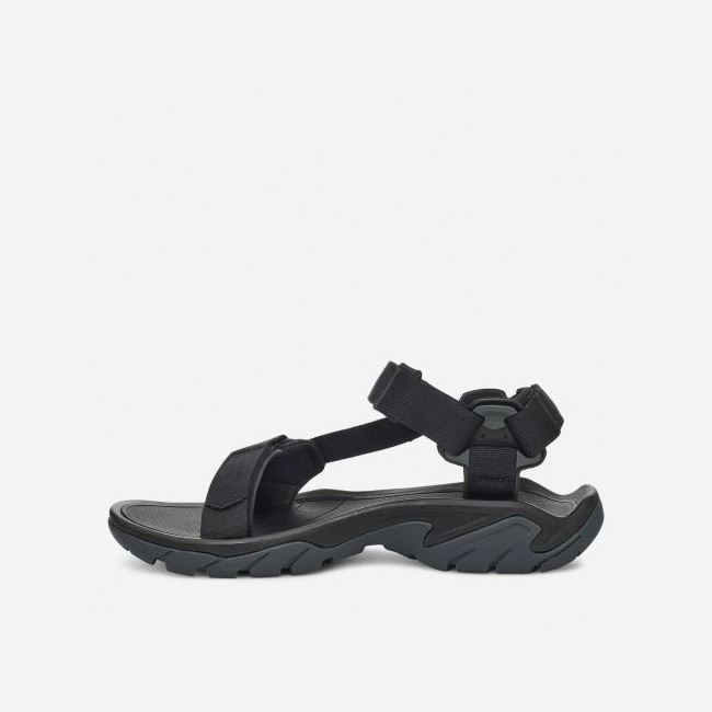 Black / Grey Teva Terra Fi 5 Universal Men's Sandals | 3VQJLRF