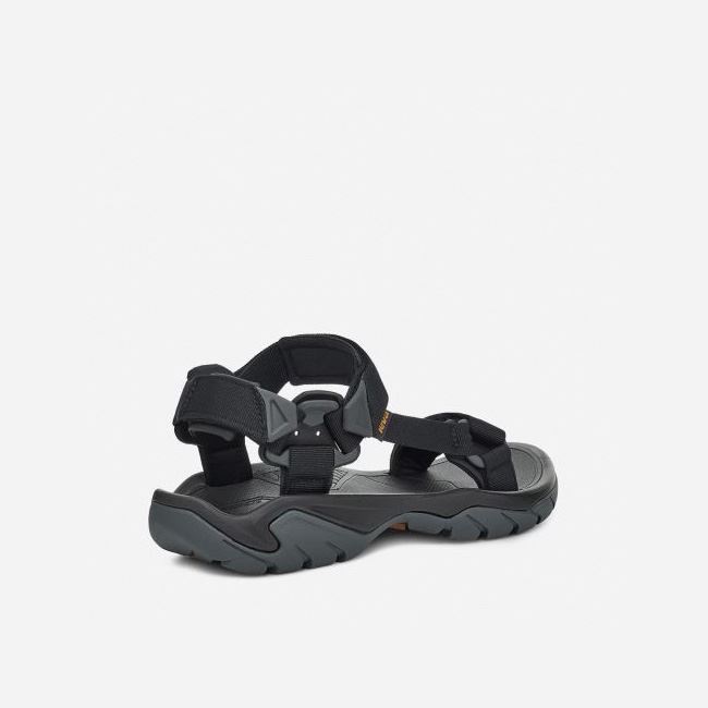 Black / Grey Teva Terra Fi 5 Universal Men's Sandals | 3VQJLRF