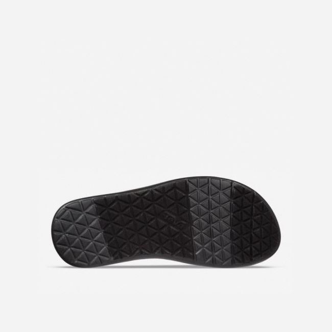 Black Grey Teva Voya Flip Men's Flip Flops | MJJM1KN