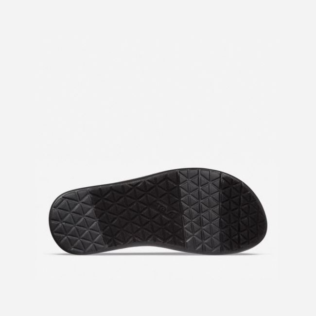 Black Grey Teva Voya Flip Men's Sandals | NZFZ65I