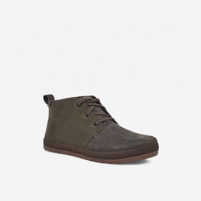 Black Olive Teva Canyon Life Chukka Men's Shoes | REBSW3A