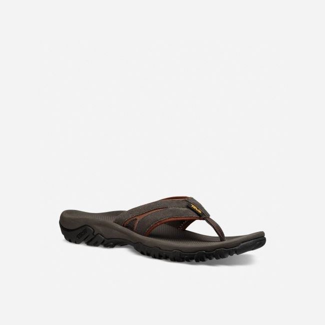 Black Olive Teva Katavi 2 Thong Men's Sandals | 5LA546P