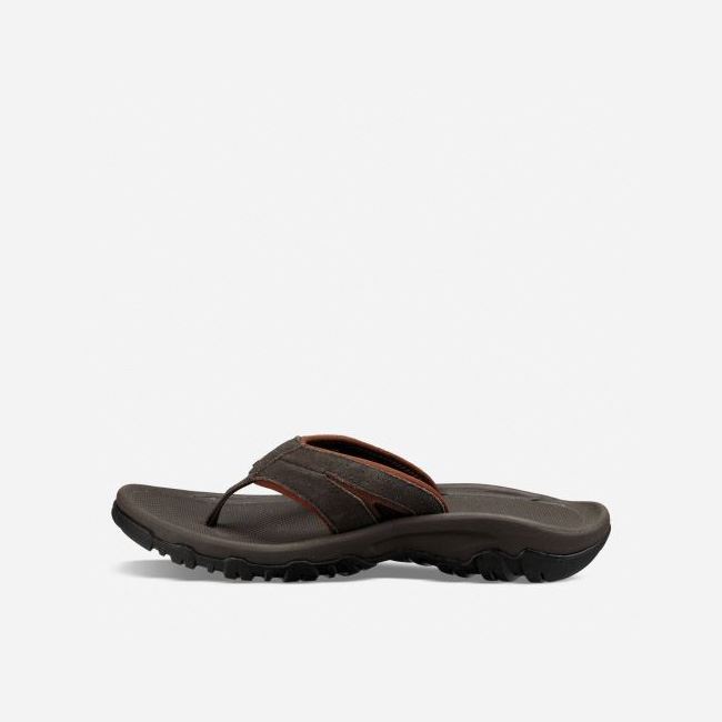 Black Olive Teva Katavi 2 Thong Men's Sandals | 5LA546P