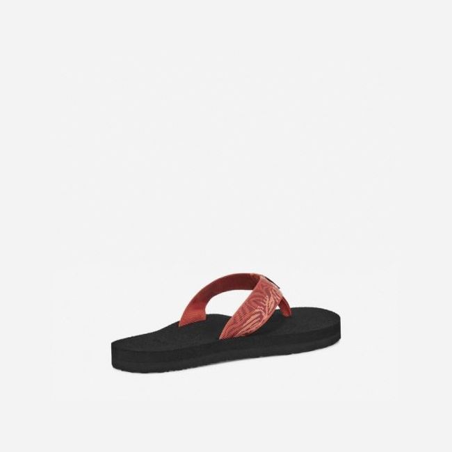 Black / Red Teva Mush II Women's Flip Flops | CSGS5LS