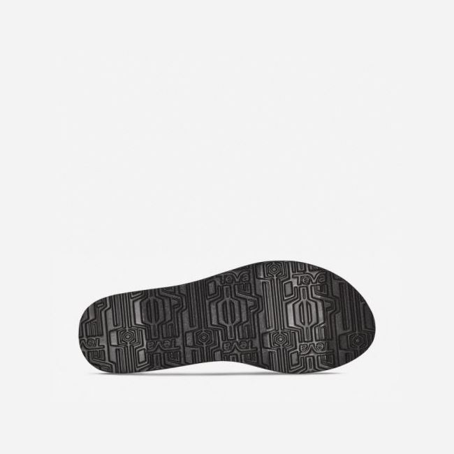 Black / Red Teva Mush II Women's Flip Flops | CSGS5LS