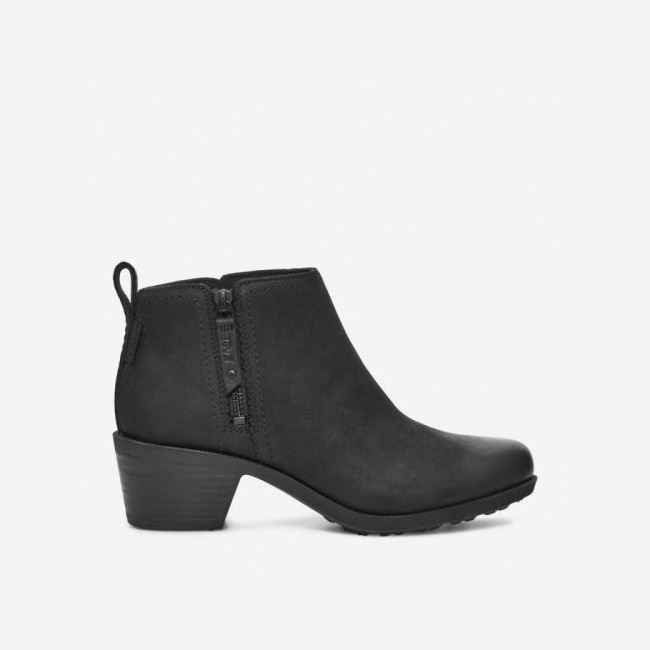 Black Teva Anaya Bootie RR Women\'s Shoes | I37JT12