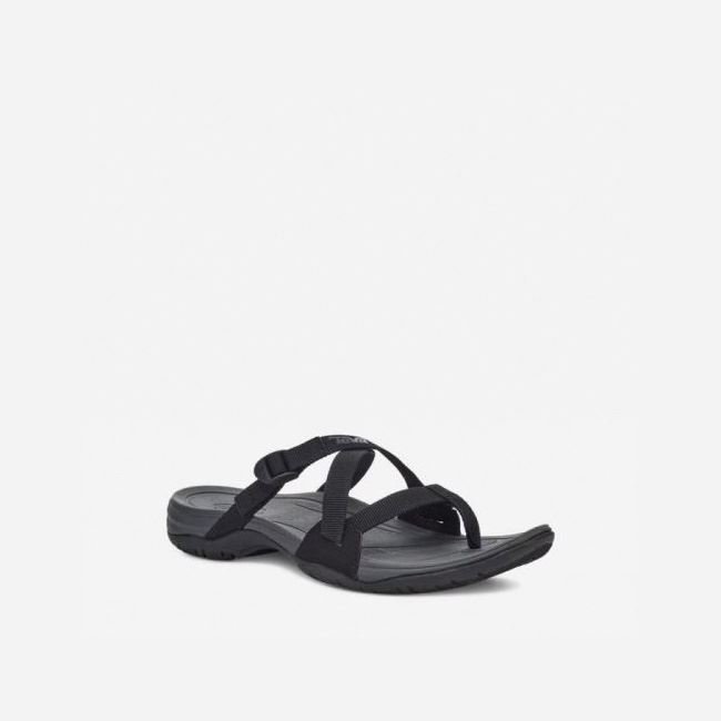 Black Teva Ascona Flip Women's Sandals | G19EWWK