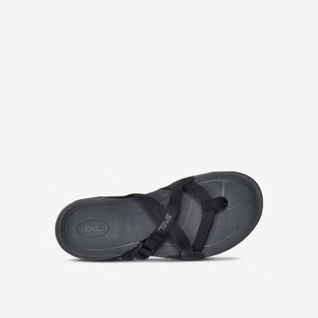 Black Teva Ascona Flip Women's Sandals | G19EWWK