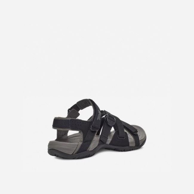 Black Teva Ascona Sport WEB Women's Sandals | H68VEIQ