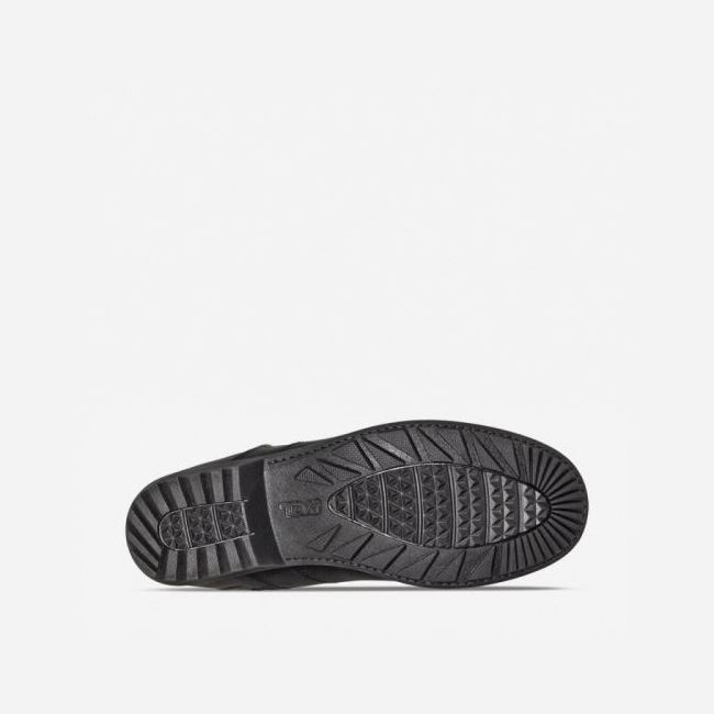 Black Teva Ellery Ankle Waterproof Women's Shoes | ERLBUBS