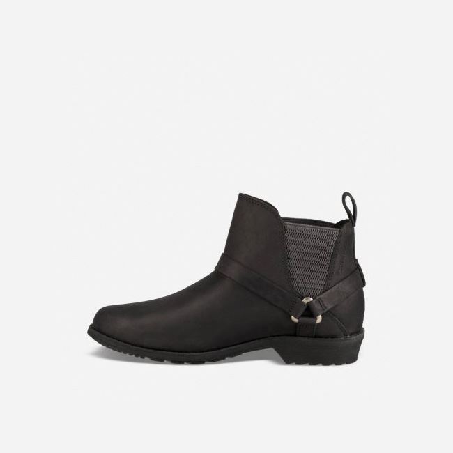 Black Teva Ellery Chelsea FG Waterproof Women's Boots | BFWIOUN