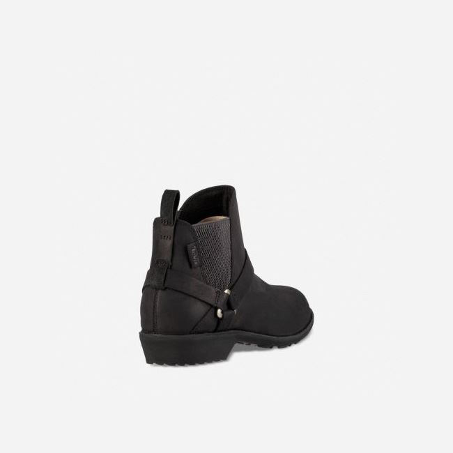 Black Teva Ellery Chelsea FG Waterproof Women's Boots | BFWIOUN