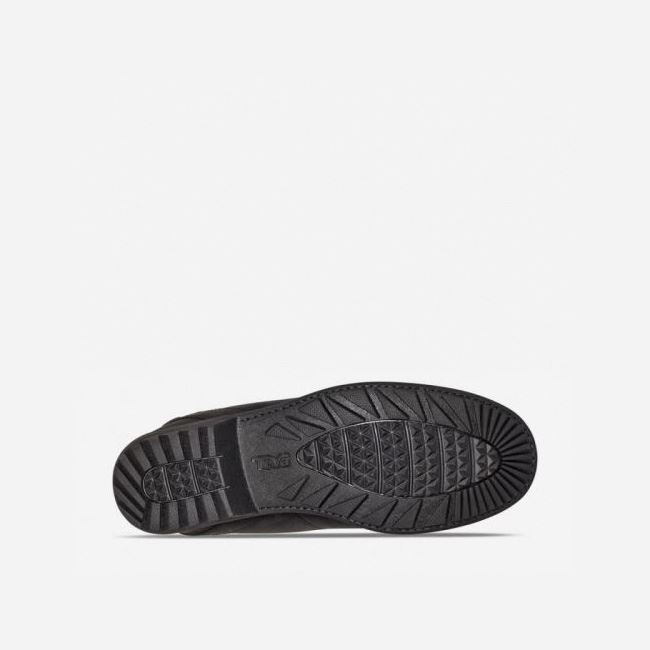 Black Teva Ellery Pull On Waterproof Women's Shoes | EDEPSUX