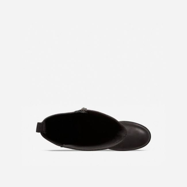 Black Teva Ellery Tall Waterproof Women's Shoes | 8BVYUVC