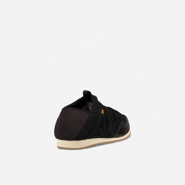 Black Teva Ember Moc Shearling Women's Slip Ons | UGLMIF8