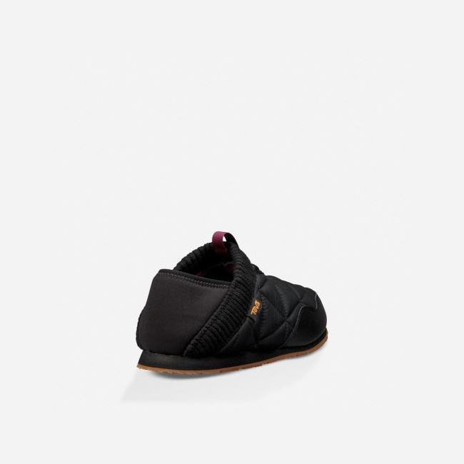 Black Teva Ember Moc Women's Slip Ons | RSG6F4I