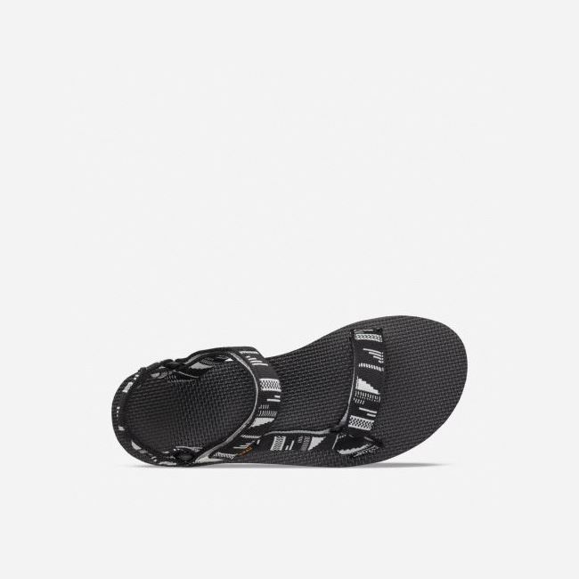 Black Teva Flatform Universal Women's Flatforms | 5IXLW9D