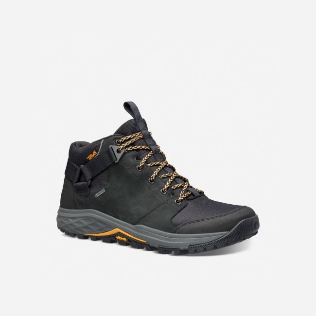 Black Teva Grandview GTX Men's Boots | LT1DIC5