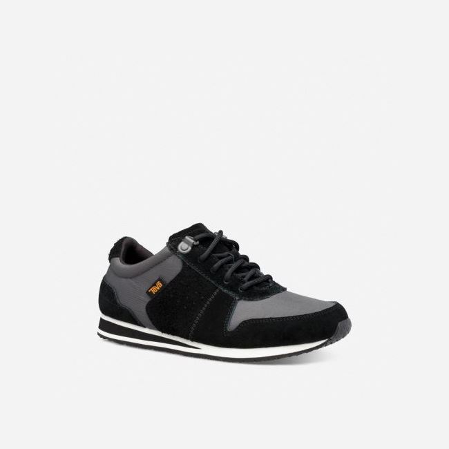 Black Teva Highside '84 Women's Sneakers | Q8WIS7C