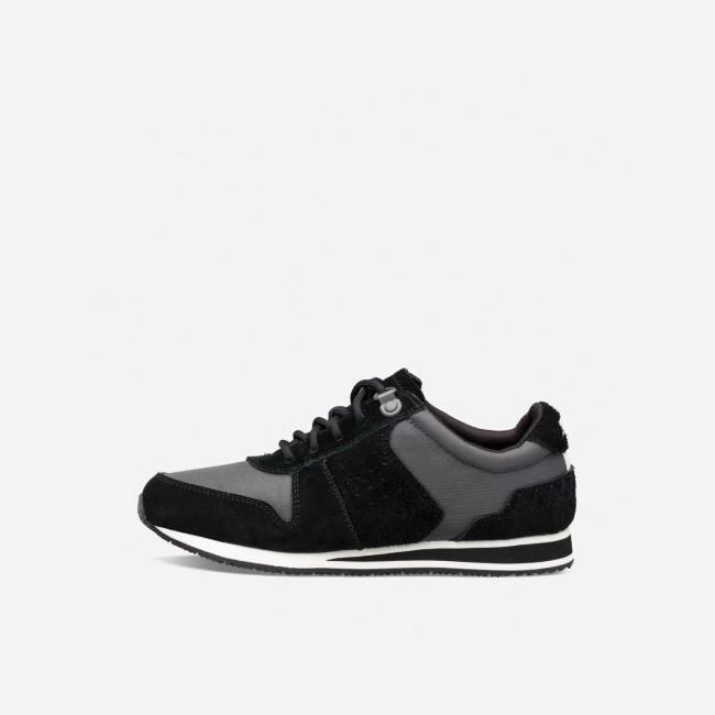 Black Teva Highside '84 Women's Sneakers | Q8WIS7C