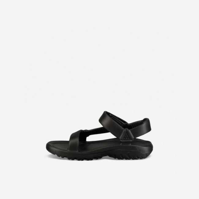 Black Teva Hurricane Drift Kids' Sandals | V0TZSCK