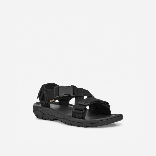 Black Teva Hurricane Verge Men's Sandals | TIPZVP8