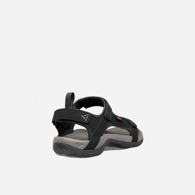 Black Teva Meacham Men's Sandals | HMDINH9