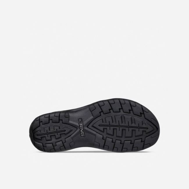 Black Teva Meacham Men's Sandals | HMDINH9