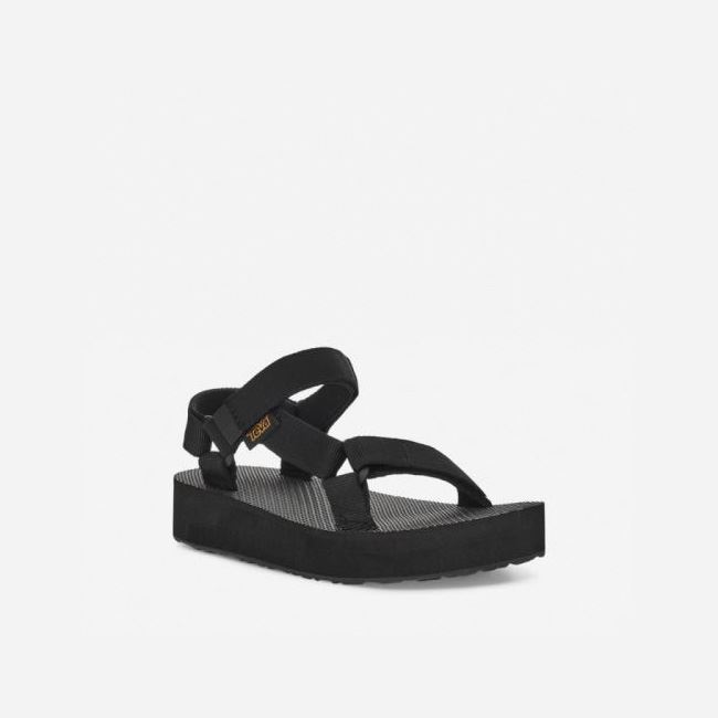 Black Teva Midform Universal Kids' Sandals | ZN2U69S