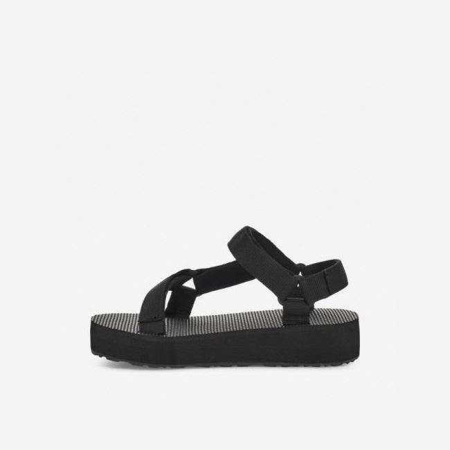 Black Teva Midform Universal Kids' Sandals | ZN2U69S