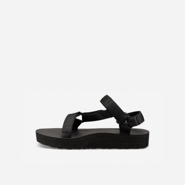 Black Teva Midform Universal Women's Sandals | HXZ7BKC