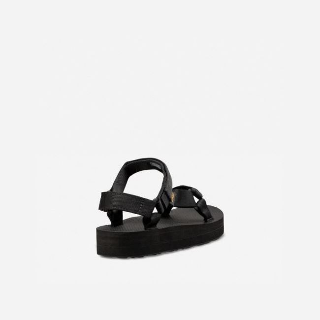 Black Teva Midform Universal Women's Sandals | HXZ7BKC