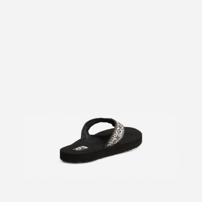 Black Teva Mush II Women's Flip Flops | 5H9YZQA