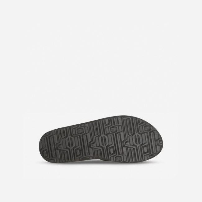 Black Teva Mush II Women's Flip Flops | TERNTVC