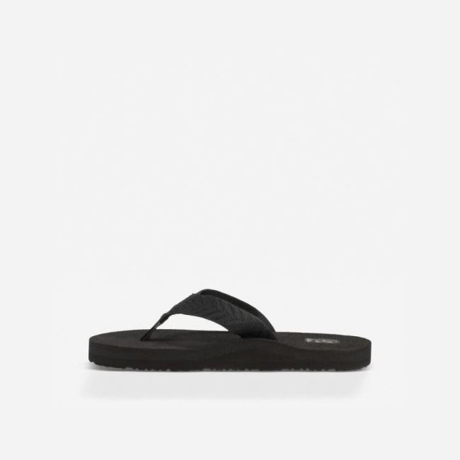 Black Teva Mush II Women's Sandals | JVQSO6B