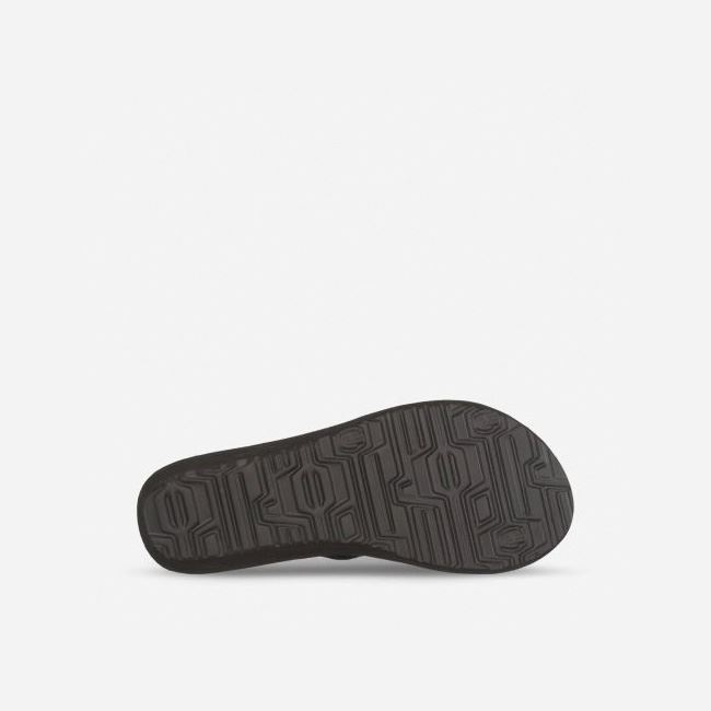 Black Teva Mush Mandalyn Wedge Ola 2 Women's Flip Flops | MDP2Q3M