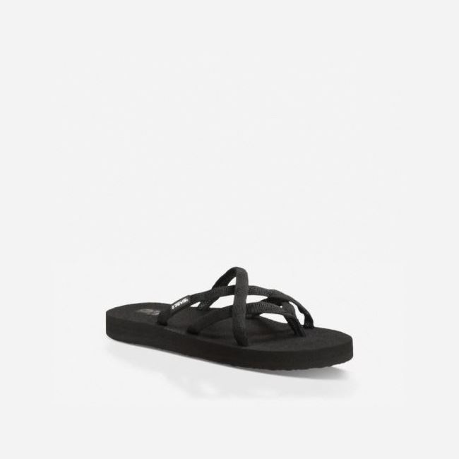 Black Teva Olowahu Women's Sandals | H79OXH6