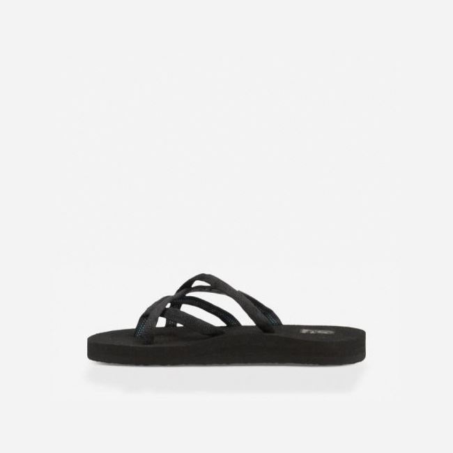 Black Teva Olowahu Women's Sandals | H79OXH6