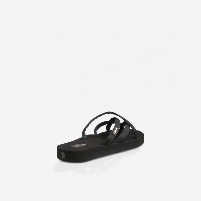 Black Teva Olowahu Women's Sandals | H79OXH6