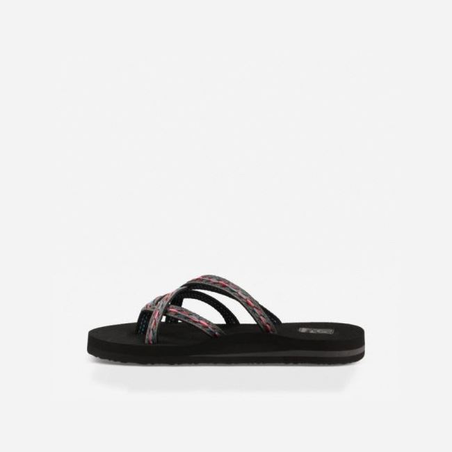 Black Teva Olowahu Women's Sandals | RQHXVR4