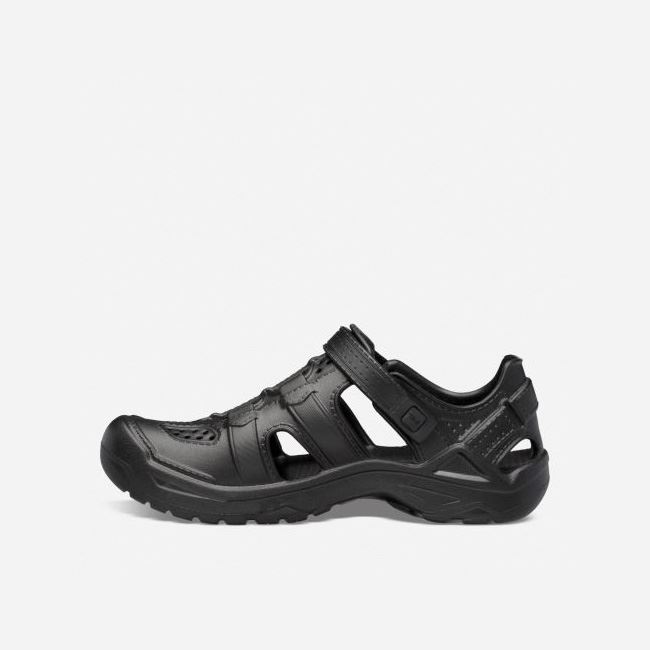 Black Teva Omnium Drift Men's Sandals | X3CI1F2