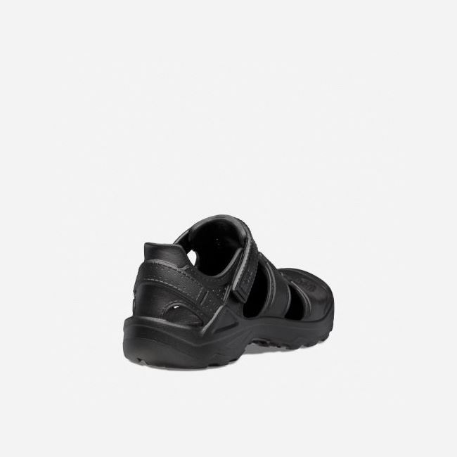 Black Teva Omnium Drift Men's Sandals | X3CI1F2