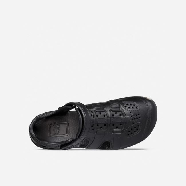 Black Teva Omnium Drift Men's Sandals | X3CI1F2