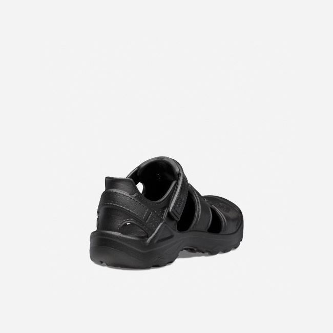 Black Teva Omnium Drift Men's Slip Ons | E8SLJLW